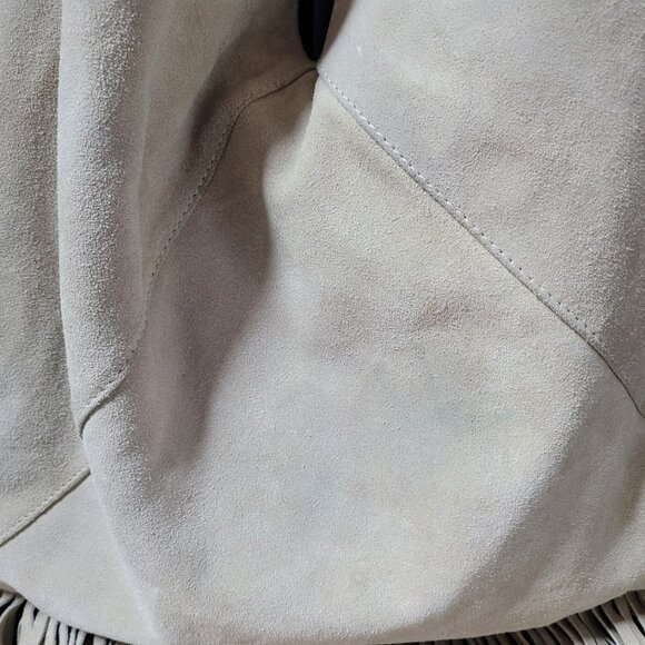 Express Leather Fringed Studded Shoulder Bag - Picture 6 of 12